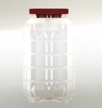 4 LT Kristal Kavanoz